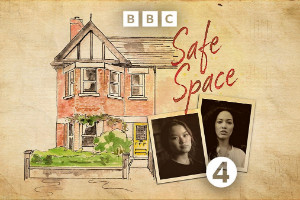 Safe Space. Image shows left to right: Paula (Thaddea Graham), Niamh (Vanessa Ifediora)