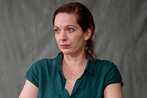 Sitting. Mary (Katherine Parkinson). Copyright: Avalon Television