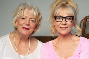 Skeletons In The Cupboard. Image shows from L to R: Maureen (Alison Steadman), Lesley (Morwenna Banks). Copyright: Little Brother Productions