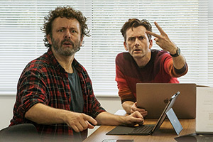 Staged. Image shows left to right: Michael (Michael Sheen), David (David Tennant)