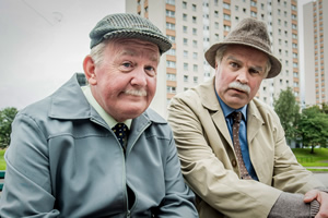 Still Game. Image shows from L to R: Jack Jarvis (Ford Kiernan), Victor McDade (Greg Hemphill)