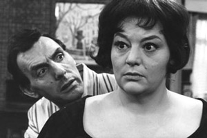 Sykes And A.... Image shows from L to R: Eric (Eric Sykes), Hat (Hattie Jacques). Copyright: BBC