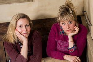 Talking To Strangers. Image shows from L to R: Sally Phillips, Lily Bevan. Copyright: BBC