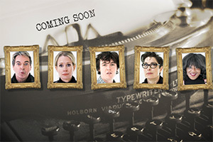 Taskmaster. Image shows left to right: Julian Clary, Lucy Beaumont, Sam Campbell, Sue Perkins, Susan Wokoma