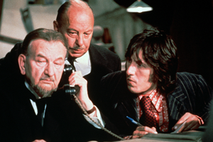 That's Your Funeral. Image shows from L to R: Emmanuel Holroyd (Raymond Huntley), Basil Bulstrode (Bill Fraser), Percy (David Battley). Copyright: Hammer Film Productions