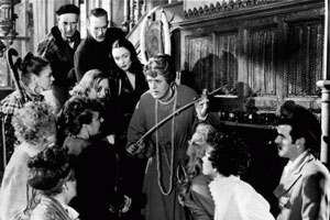 The Belles Of St. Trinian's. Image shows from L to R: Miss Millicent Fritton (Alastair Sim), Flash Harry (George Cole). Copyright: London Films / STUDIOCANAL