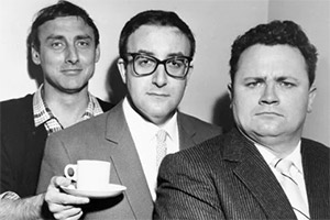 The Goon Show. Image shows from L to R: Spike Milligan, Peter Sellers, Harry Secombe. Copyright: BBC The Goon Show. Image shows from L to R: Spike Milligan, Peter Sellers, Harry Secombe. Copyright: BBC