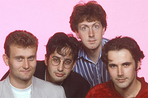 The Mary Whitehouse Experience. Image shows from L to R: Hugh Dennis, David Baddiel, Steve Punt, Rob Newman. Copyright: BBC