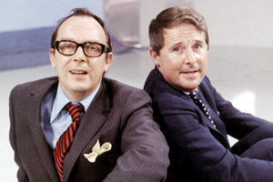 The Morecambe & Wise Show. Image shows from L to R: Eric Morecambe, Ernie Wise. Copyright: BBC