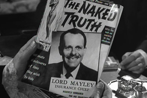 The Naked Truth. Lord Mayley (Terry-Thomas). Copyright: Rank Organisation