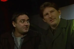 The Wedding Tackle. Image shows from L to R: Ted (Tony Slattery), Mack (Adrian Dunbar)