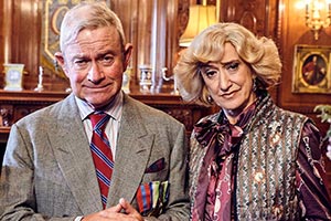 The Windsors. Image shows from L to R: Charles (Harry Enfield), Camilla (Haydn Gwynne). Copyright: Noho Film and TV