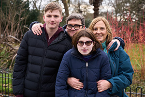 The Pye family: Frank, Shaun, Joey and Sarah