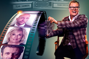 There's Something About Movies. Image shows from L to R: Michael Sheen, Jennifer Saunders, Alan Carr, Tom Allen