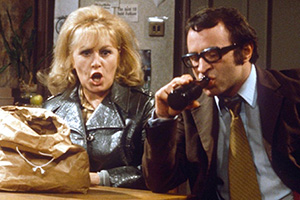 Thick As Thieves. Image shows left to right: Annie (Pat Ashton), George Dobbs (Bob Hoskins)