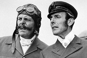 Those Magnificent Men In Their Flying Machines. Image shows left to right: Sir Percy Ware-Armitage (Terry-Thomas), Courtney (Eric Sykes). Credit: 20th Century Fox