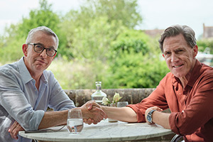 The Trip. Image shows left to right: Steve (Steve Coogan), Rob (Rob Brydon)