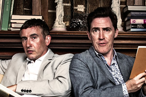 The Trip. Image shows from L to R: Steve (Steve Coogan), Rob (Rob Brydon). Copyright: Baby Cow Productions / Arbie