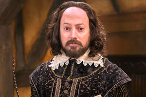 Upstart Crow. Will Shakespeare (David Mitchell). Copyright: BBC