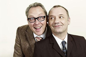 Image shows from L to R: Vic Reeves, Bob Mortimer