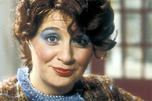 Victoria Wood pictured in an Acorn Antiques sketch. Victoria Wood. Credit: BBC