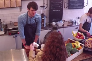 Relish coffee shop prank