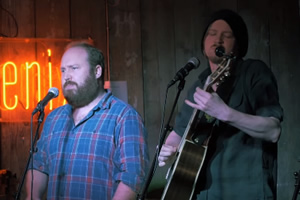 Jonny & The Baptists. Image shows from L to R: Jonny Donahoe, Paddy Gervers