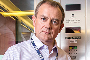 W1A. Ian Fletcher (Hugh Bonneville). Copyright: BBC