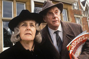 Waiting For God. Image shows from L to R: Diana Trent (Stephanie Cole), Tom Ballard (Graham Crowden). Copyright: BBC