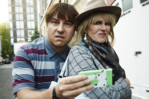 Walliams & Friend. Image shows from L to R: David Walliams, Joanna Lumley