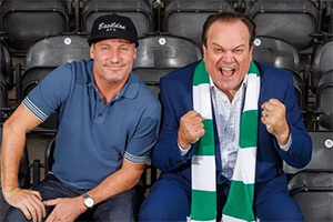 Welcome To Basildon. Image shows left to right: Dean Gaffney, Shaun Williamson