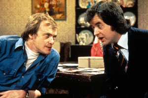 Whatever Happened To The Likely Lads?. Image shows from L to R: Terry Collier (James Bolam), Bob Ferris (Rodney Bewes). Copyright: BBC