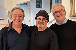 When Alan Met Ray. Image shows left to right: Alan Simpson (Paul Whitehouse), Andrew McGibbon, Ray Galton (Harry Enfield)