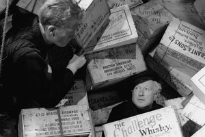 Whisky Galore!. Image shows from L to R: George Campbell (Gordon Jackson), The Biffer (Morland Graham). Copyright: Ealing Studios