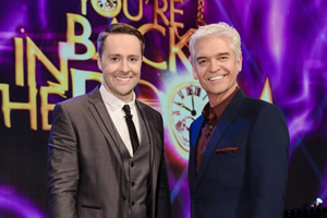 You're Back In The Room. Image shows from L to R: Keith Barry, Phillip Schofield. Copyright: Tuesday's Child