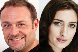Image shows from L to R: John Thomson, Jessica Knappett