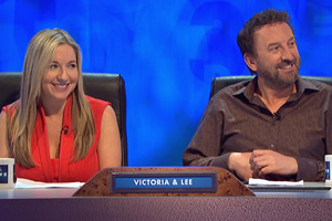 8 Out Of 10 Cats Does Countdown. Image shows from L to R: Victoria Coren Mitchell, Lee Mack