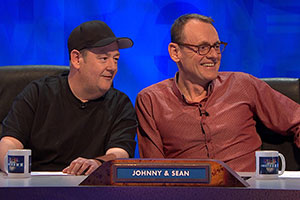 8 Out Of 10 Cats Does Countdown. Image shows from L to R: Johnny Vegas, Sean Lock. Copyright: Zeppotron