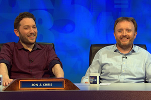 8 Out Of 10 Cats Does Countdown. Image shows from L to R: Jon Richardson, Chris McCausland