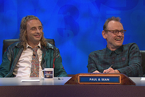 8 Out Of 10 Cats Does Countdown. Image shows from L to R: Paul Foot, Sean Lock