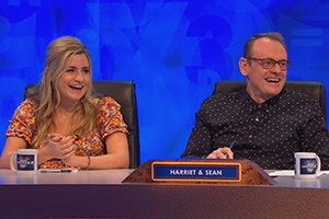 8 Out Of 10 Cats Does Countdown. Image shows from L to R: Harriet Kemsley, Sean Lock