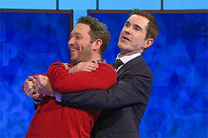 8 Out Of 10 Cats Does Countdown. Image shows left to right: Jon Richardson, Jimmy Carr