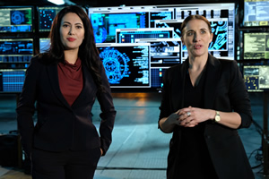 Action Team. Image shows from L to R: Gemma Stone (Yasmine Akram), Ruth (Vicky McClure)