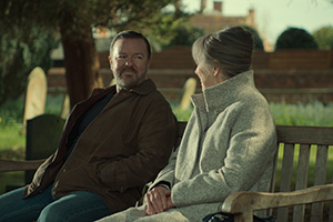 After Life. Image shows from L to R: Tony (Ricky Gervais), Anne (Penelope Wilton)