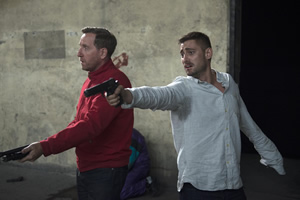 The Aliens. Image shows from L to R: Antoine (Michael Smiley), Lewis (Michael Socha). Copyright: Clerkenwell Films