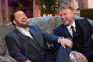 All Round To Mrs. Brown's. Image shows from L to R: Jason Manford, Andrew Flintoff