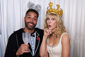 Amandaland. Image shows left to right: Mal (Samuel Anderson), Amanda (Lucy Punch)