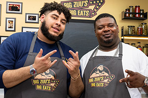 Big Zuu's Big Eats. Image shows from L to R: Big Zuu, Big Narstie