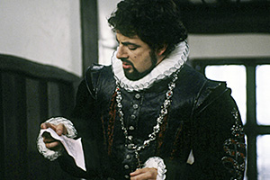 Blackadder. Lord Edmund Blackadder (Rowan Atkinson). Credit: BBC