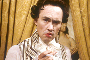 Blackadder. Lord Smedley / The Scarlet Pimpernel (Nigel Planer). Credit: BBC